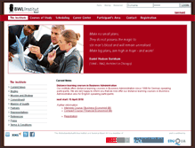 Tablet Screenshot of business-education.ch
